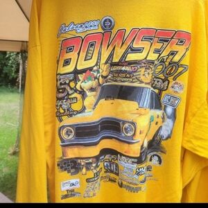 Bowser Racing Dalton 1200 Mccain LS Shirt  yellow Mens 2xl